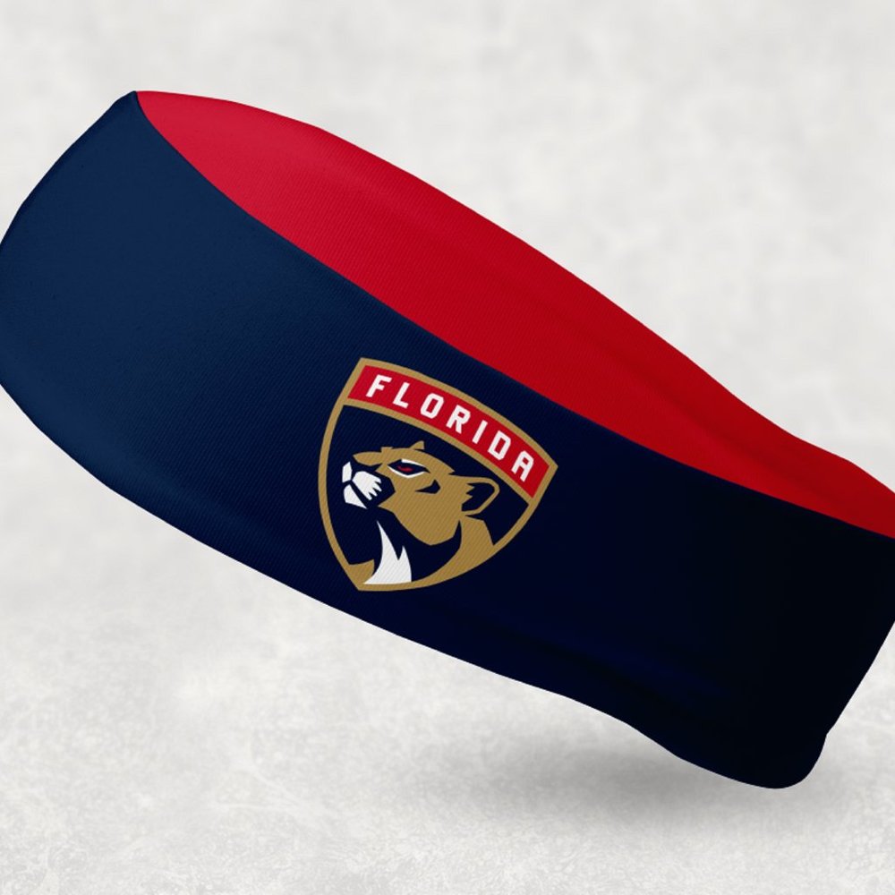 2 Pack - NEW - Reversible Florida Panthers Headband